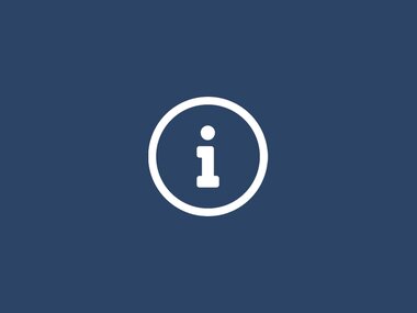 Icon of an information symbol on a dark blue background. | © Zell am See-Kaprun